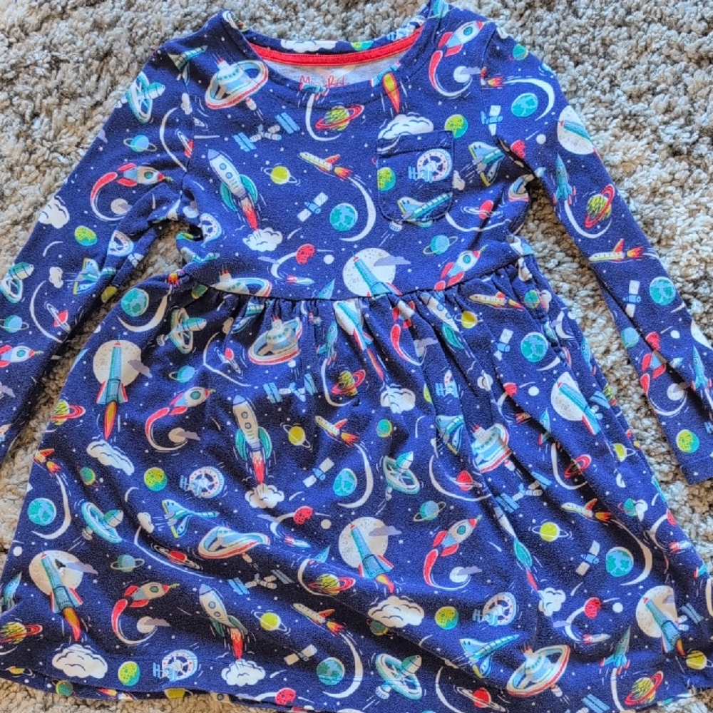 Mini Boden Space Print Dress